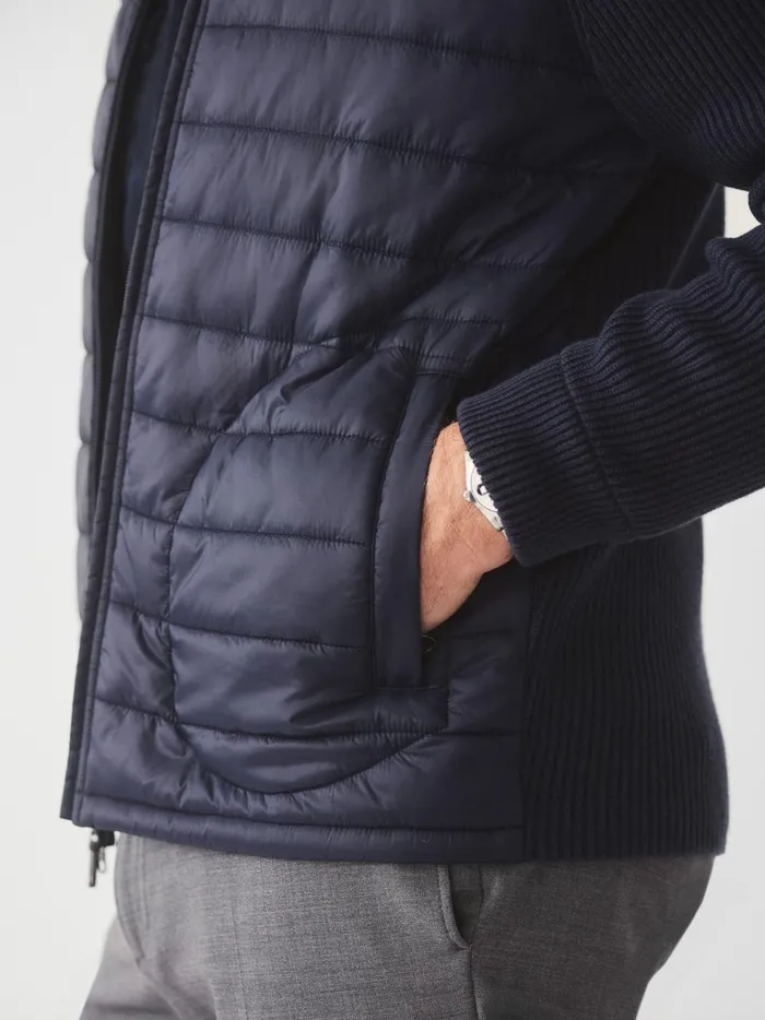JMclaughlin Torino Zip Up Navy Men Jackets and Outerwear