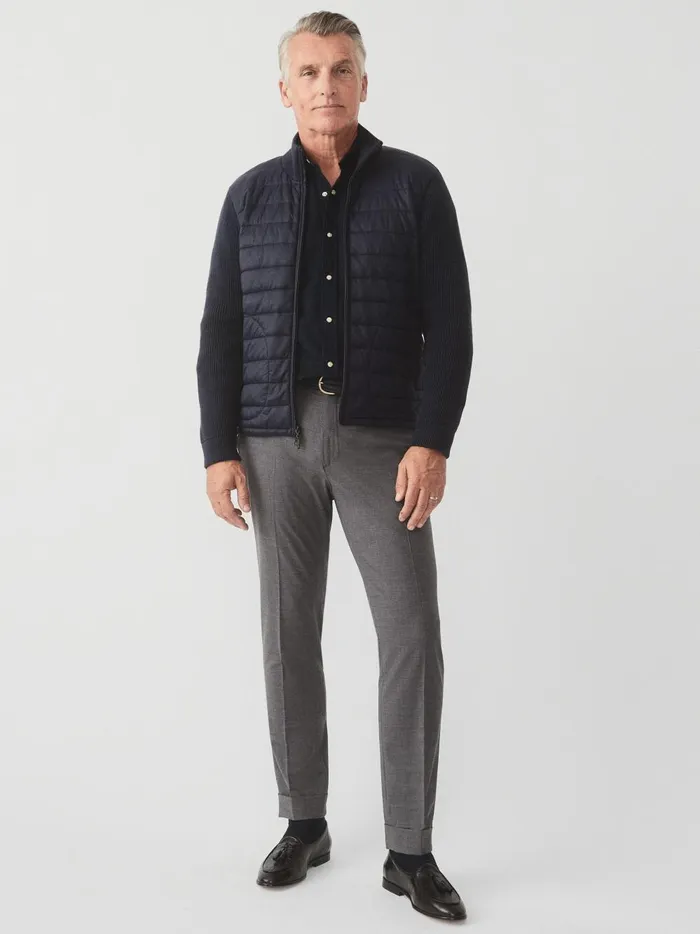 JMclaughlin Torino Zip Up Navy Men Jackets and Outerwear