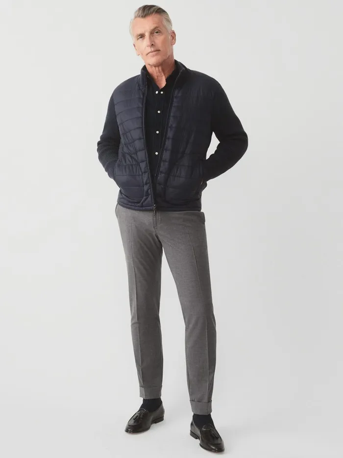 JMclaughlin Torino Zip Up Navy Men Jackets and Outerwear