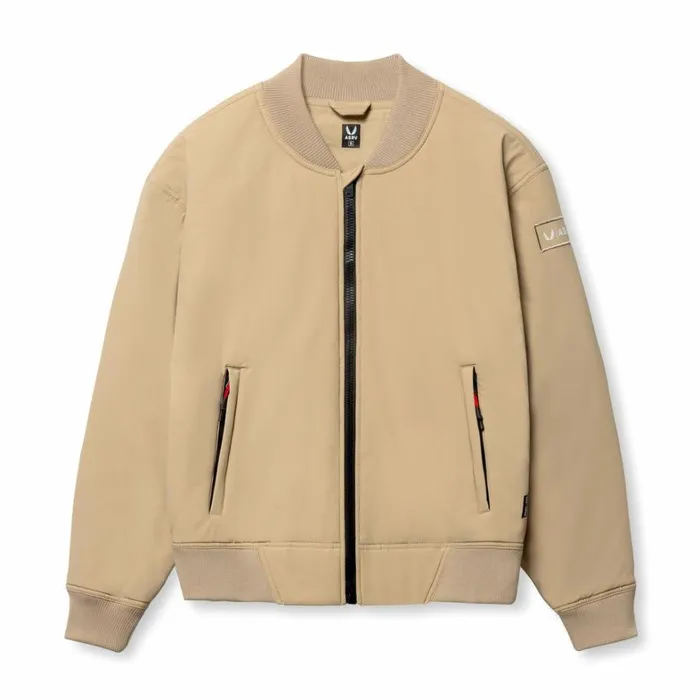 Jackets and Outerwear Men ASRV Ripstop Insulated Bomber Jacket Khaki