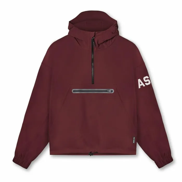 Jackets and Outerwear Men ASRV TETRALITE Anorak Jacket Crimson Red