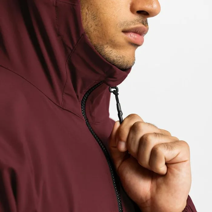 Jackets and Outerwear Men ASRV TETRALITE Anorak Jacket Crimson Red
