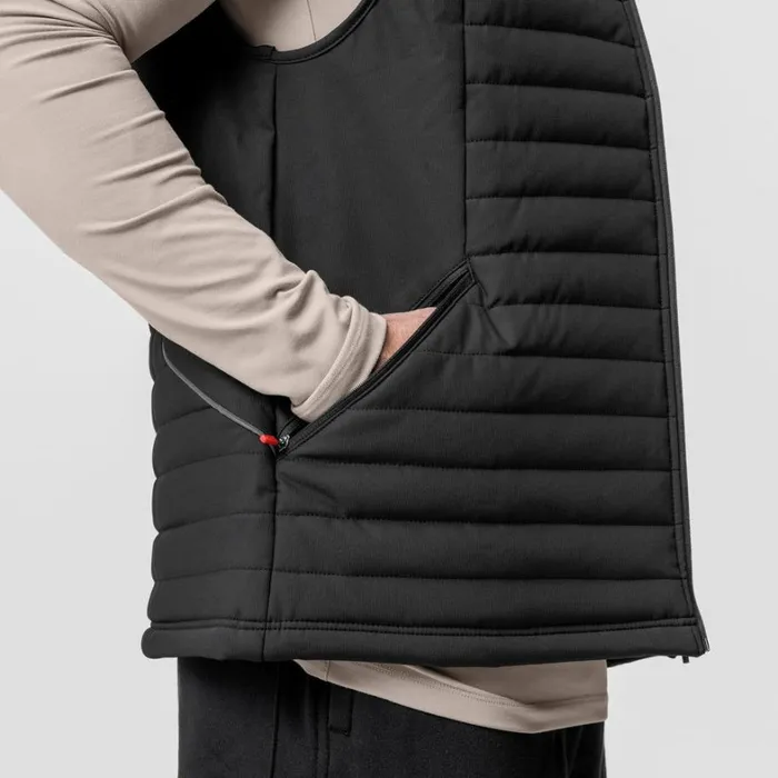 Jackets and Outerwear Men ASRV Waterproof Insulated Run Vest Black