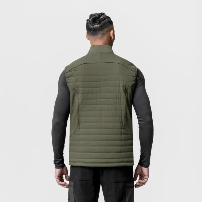 Jackets and Outerwear Men ASRV Waterproof Insulated Run Vest Olive