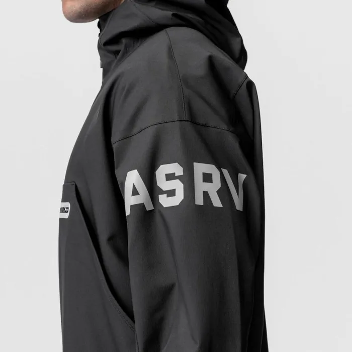 Jackets and Outerwear Men ASRV WeatherReady Anorak Jacket Black