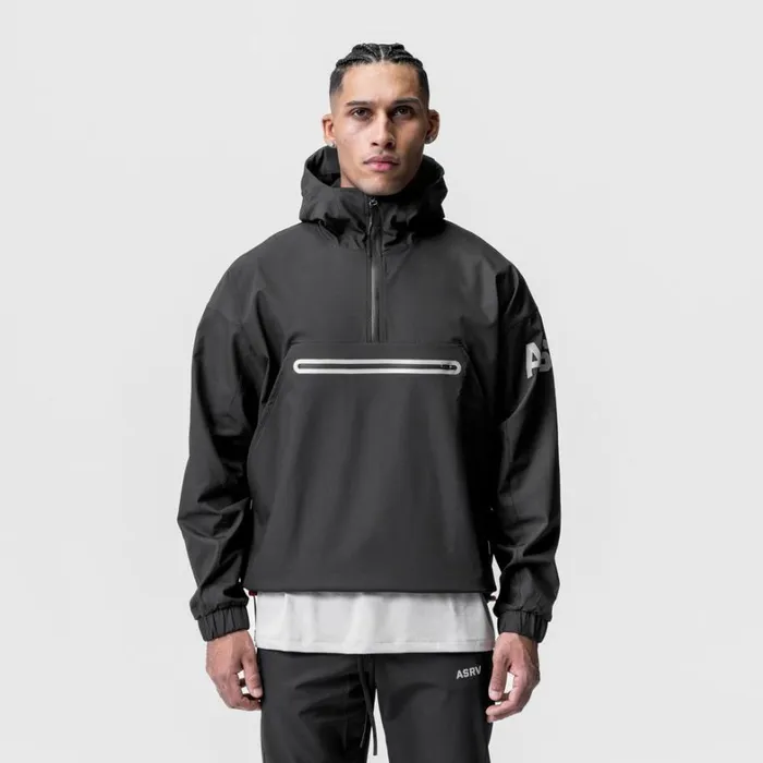 Jackets and Outerwear Men ASRV WeatherReady Anorak Jacket Black