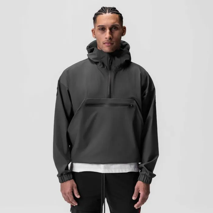 Jackets and Outerwear Men ASRV WeatherReady Anorak Jacket Space Grey 034patch034
