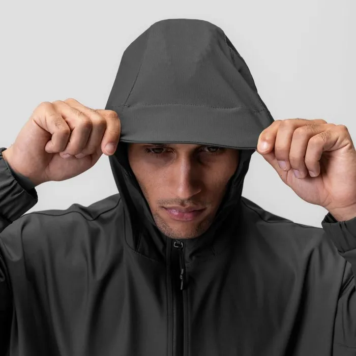 Jackets and Outerwear Men ASRV WeatherReady Anorak Jacket Space Grey 034patch034