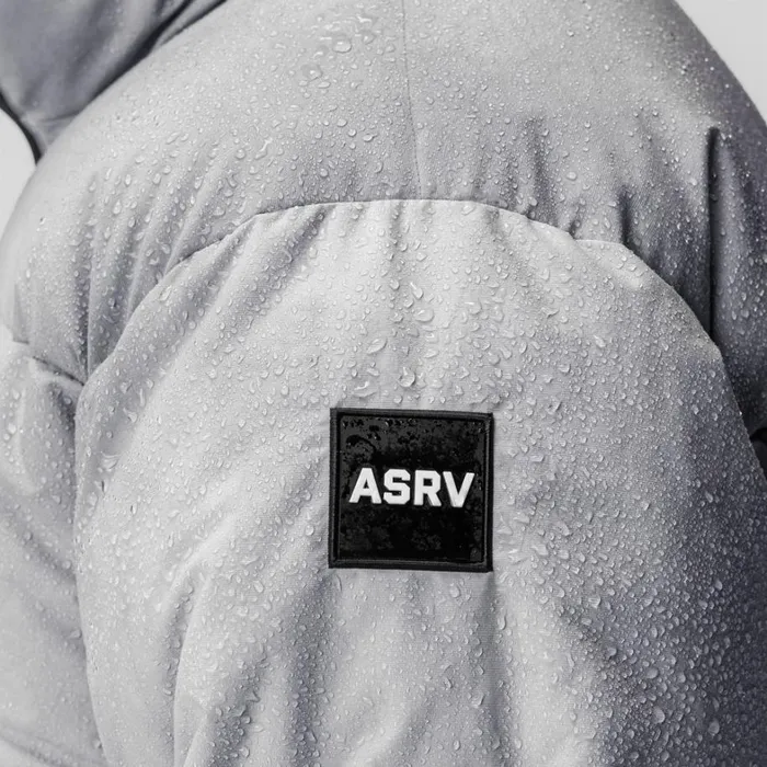 Jackets and Outerwear Men ASRV WeatherReady Down Puffer Jacket Grey 034wave Dye034