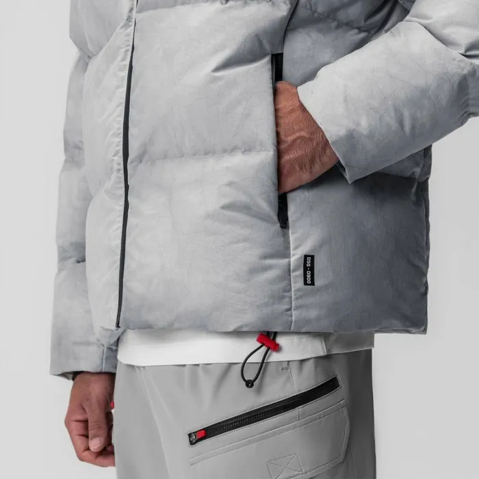 Jackets and Outerwear Men ASRV WeatherReady Down Puffer Jacket Grey 034wave Dye034