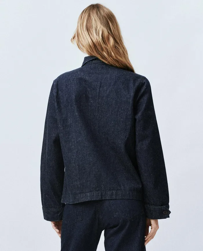 Jackets and Outerwear Women The Great The Chore Jacket Rinse Wash Jackets and Outerwear Women The Great The Chore Jacket Rinse Wash