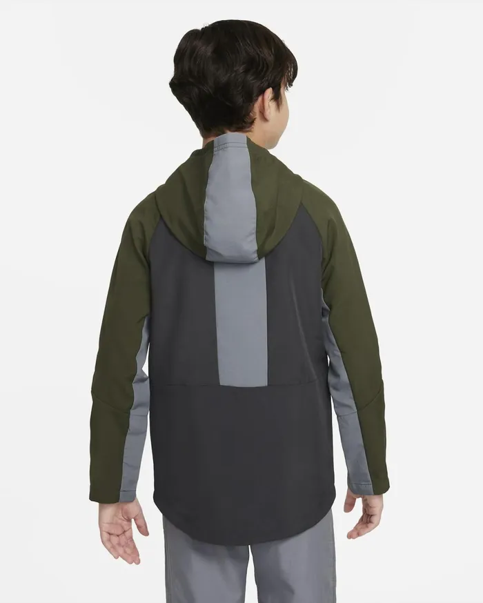 Jackets Kids Nike DriFIT Anthracitesmoke Greycargo Khakismoke Grey