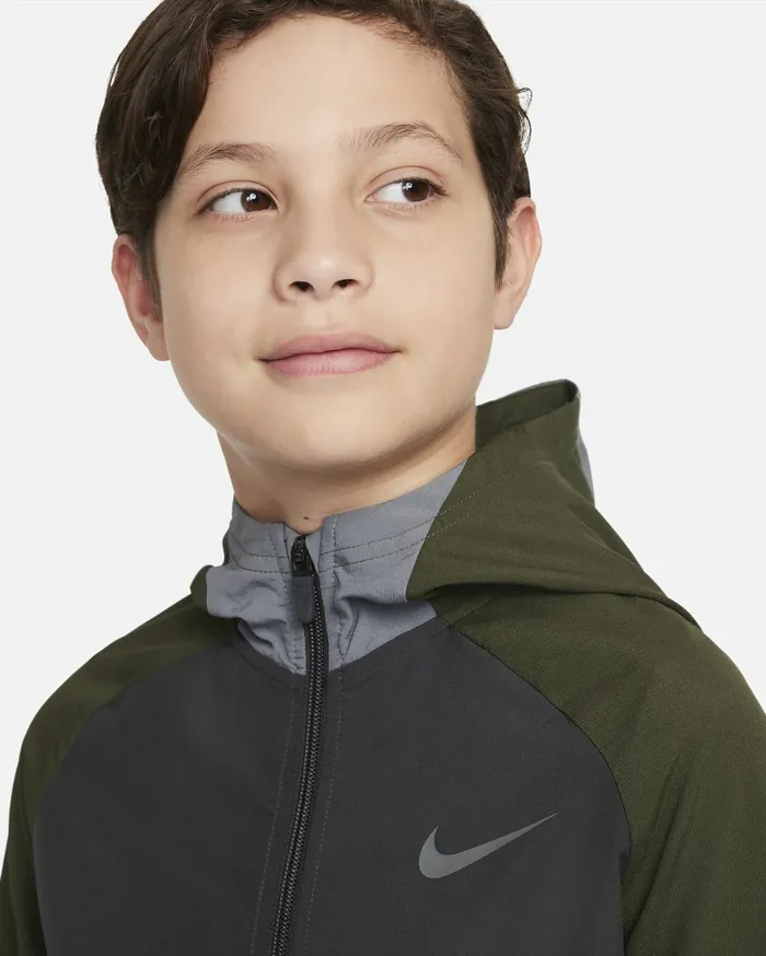 Jackets Kids Nike DriFIT Anthracitesmoke Greycargo Khakismoke Grey