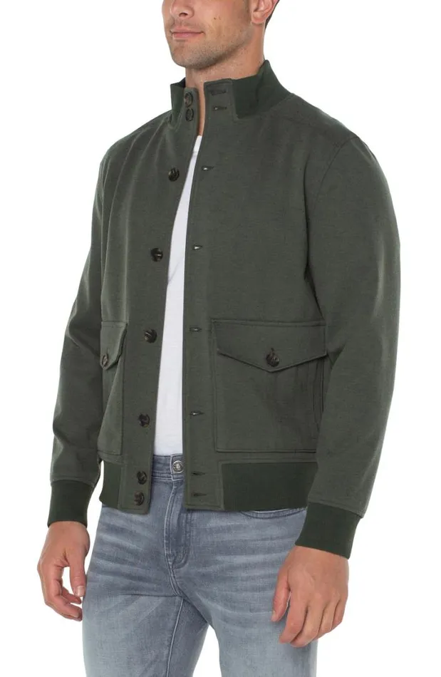 JACKETS Men Liverpool Los Angeles BOMBER JACKET Bottle Green