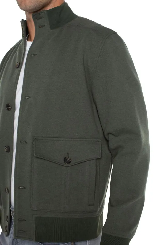 JACKETS Men Liverpool Los Angeles BOMBER JACKET Bottle Green