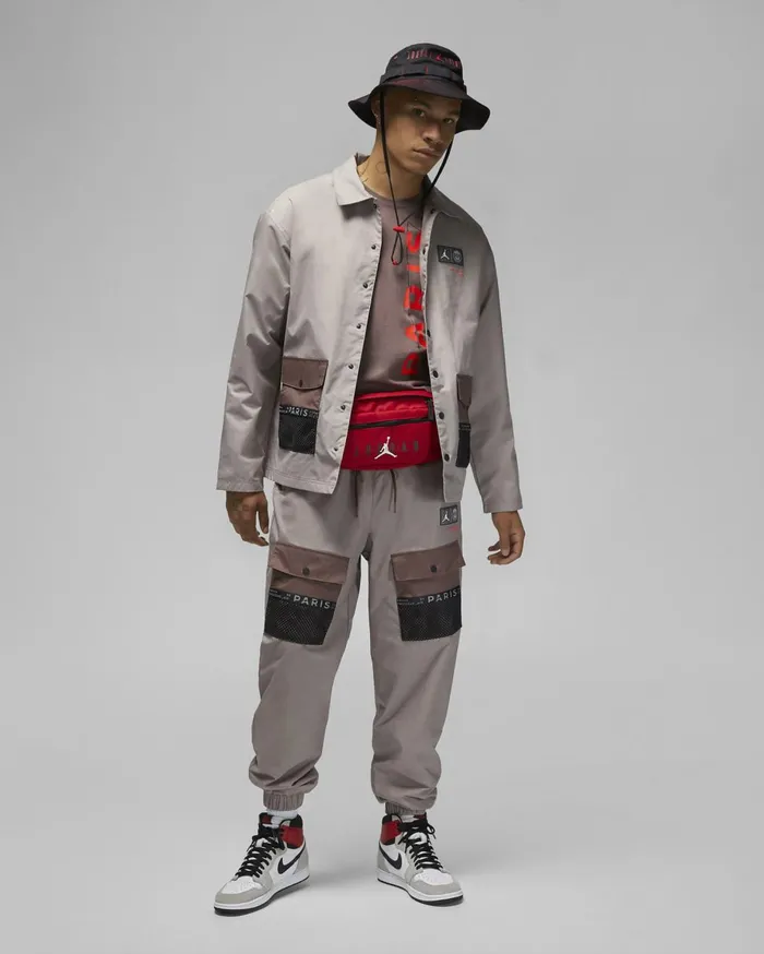 Jackets Men Nike Paris SaintGermain Blackbright Crimson