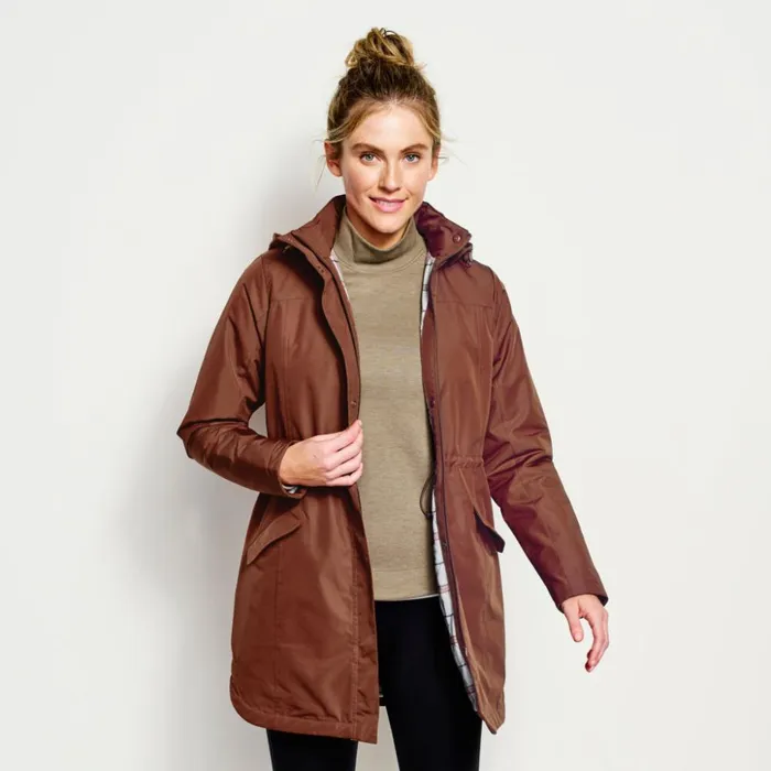 Jackets Women Orvis PackAndGo Insulated Jacket Redwood