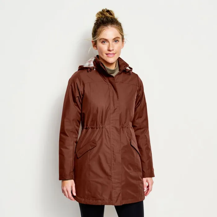 Jackets Women Orvis PackAndGo Insulated Jacket Redwood