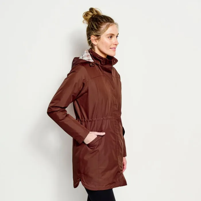 Jackets Women Orvis PackAndGo Insulated Jacket Redwood