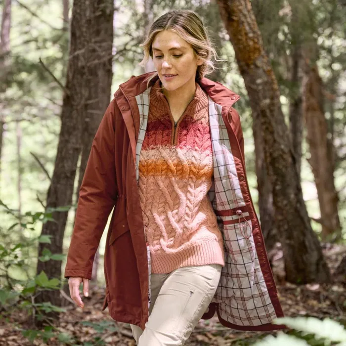 Jackets Women Orvis PackAndGo Insulated Jacket Redwood