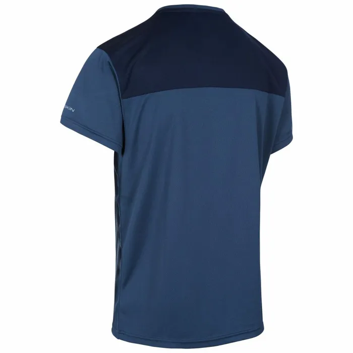 Jacob Active TShirt Navy Men Trespass Gym and Sports Tops