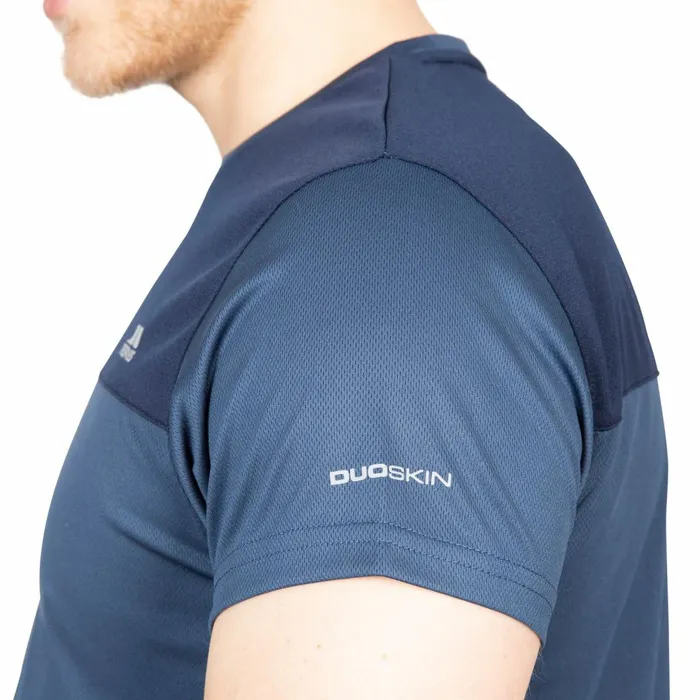 Jacob Active TShirt Navy Men Trespass Gym and Sports Tops