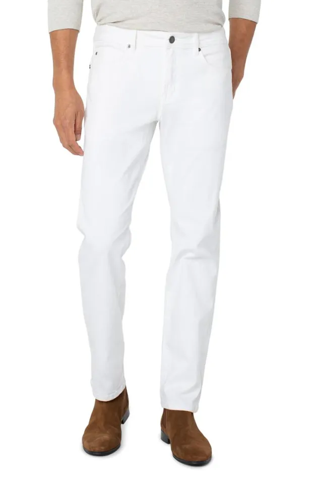 JEANS Men Liverpool Los Angeles KINGSTON MODERN STRAIGHT COLORED DENIM Porcelain JEANS Men Liverpool Los Angeles KINGSTON MODERN STRAIGHT COLORED DENIM Porcelain