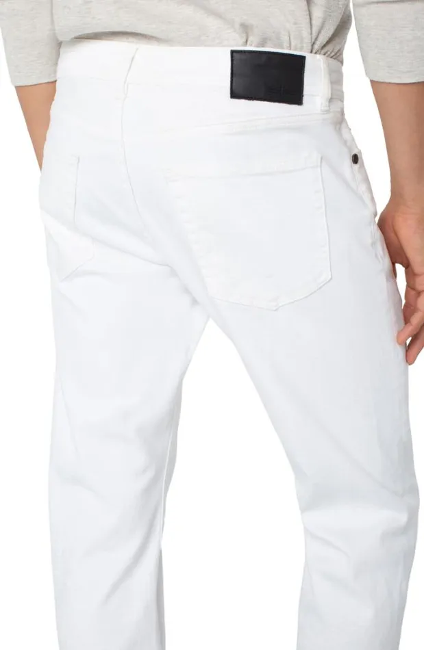 JEANS Men Liverpool Los Angeles KINGSTON MODERN STRAIGHT COLORED DENIM Porcelain