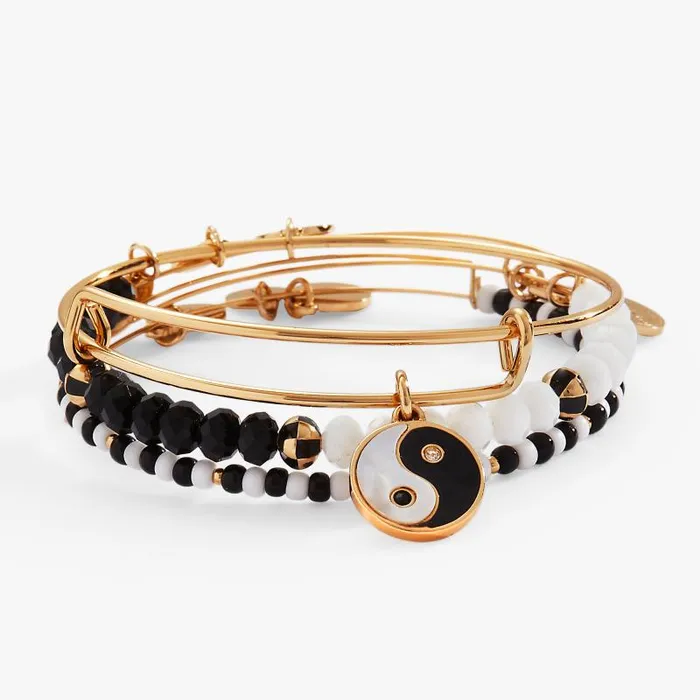 Jewelry Sets Women Alex And Ani Mother Of Pearl Yin Yang Bangles Set Of 3 Gold Jewelry Sets Women Alex And Ani Mother Of Pearl Yin Yang Bangles Set Of 3 Gold