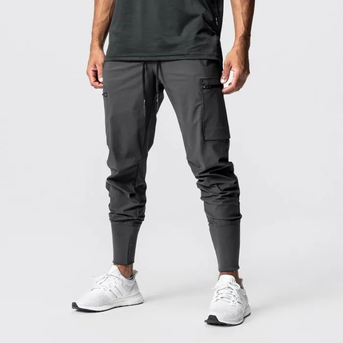 Joggers and Pants Men ASRV TetraLite Inlay Pocket High Rib Jogger Space Grey