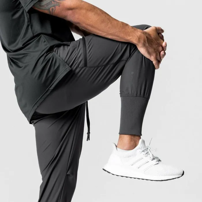 Joggers and Pants Men ASRV TetraLite Inlay Pocket High Rib Jogger Space Grey