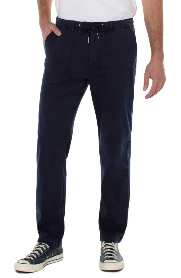 JOGGERS Men Liverpool Los Angeles DRAWSTRING UTILITY PANT Ink