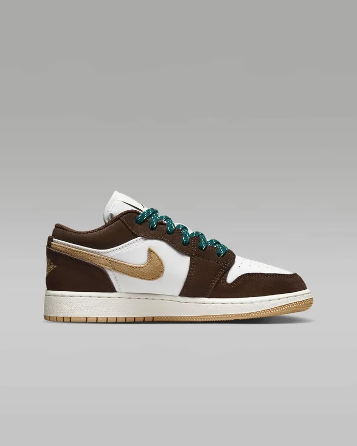 Jordan Kids Nike Air Jordan 1 Low SE Browntwinesailbrown