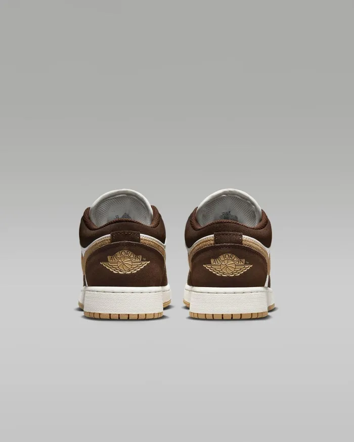 Jordan Kids Nike Air Jordan 1 Low SE Browntwinesailbrown