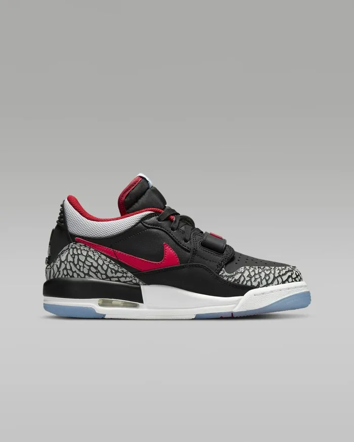Jordan Kids Nike Air Jordan Legacy 312 Low Blackvalour Blueuniversity Redwolf Grey