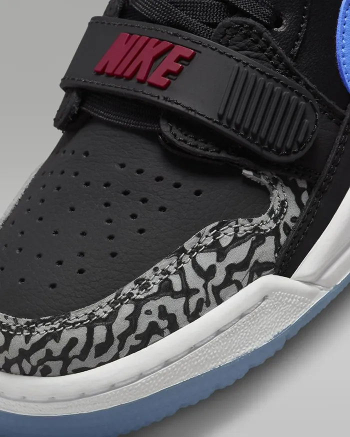 Jordan Kids Nike Air Jordan Legacy 312 Low Blackvalour Blueuniversity Redwolf Grey