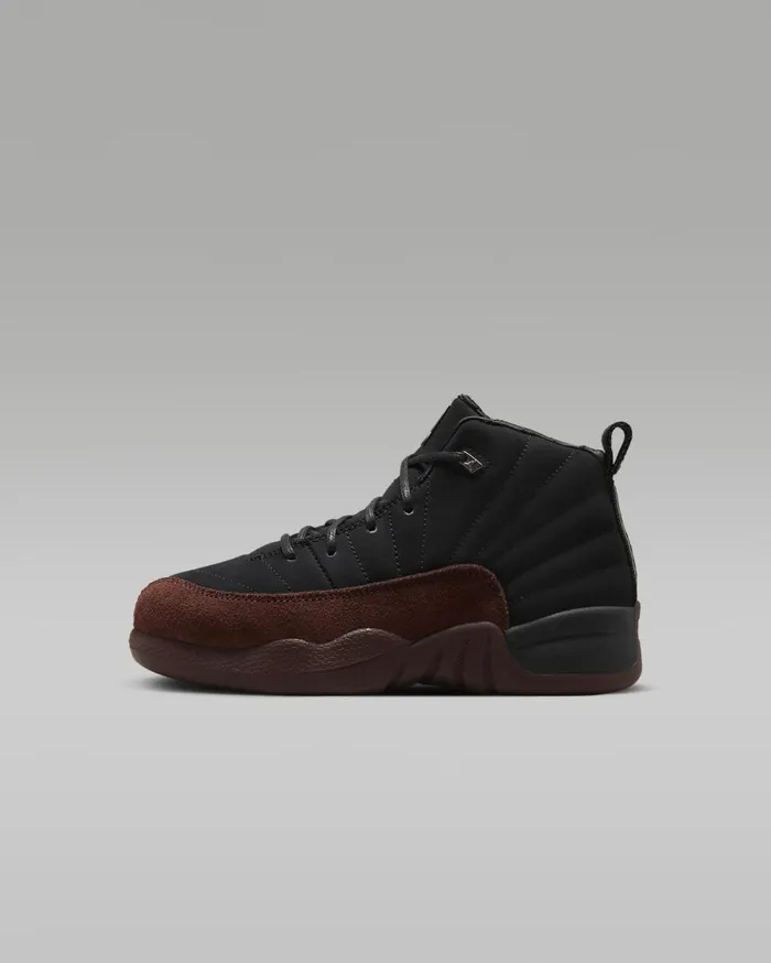 Jordan Kids Nike Jordan 12 X A Ma Manire Blackburgundy Crushblack