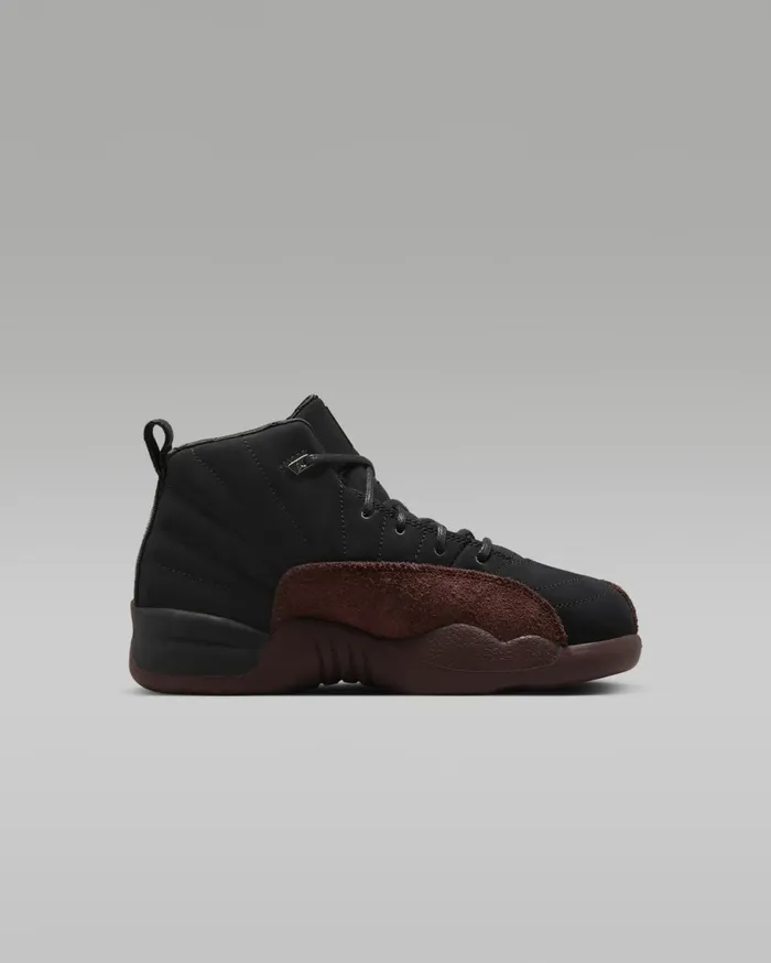 Jordan Kids Nike Jordan 12 X A Ma Manire Blackburgundy Crushblack