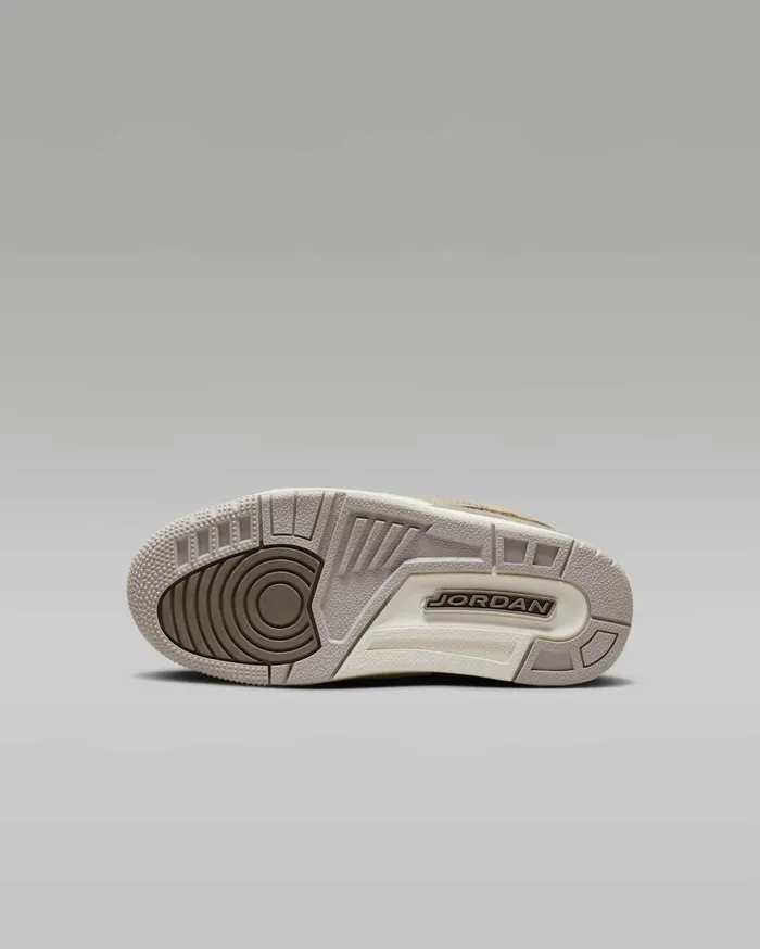 Jordan Kids Nike Jordan 3 Retro Light Orewood Brownlight British Tanpalominometallic Gold