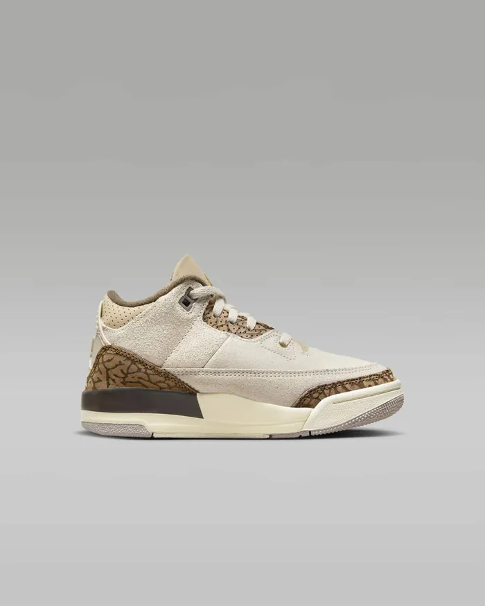 Jordan Kids Nike Jordan 3 Retro Light Orewood Brownlight British Tanpalominometallic Gold