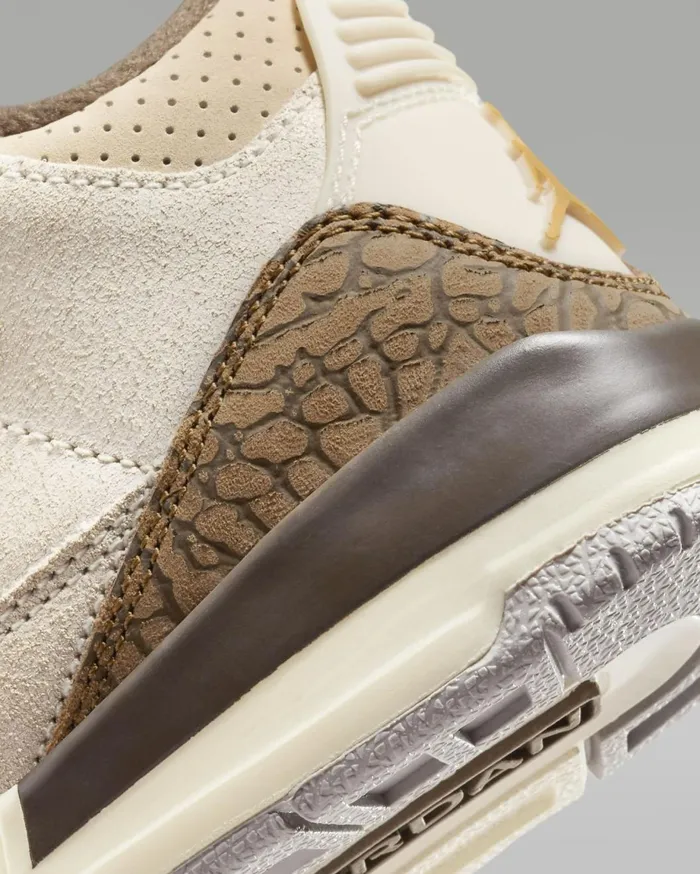 Jordan Kids Nike Jordan 3 Retro Light Orewood Brownlight British Tanpalominometallic Gold