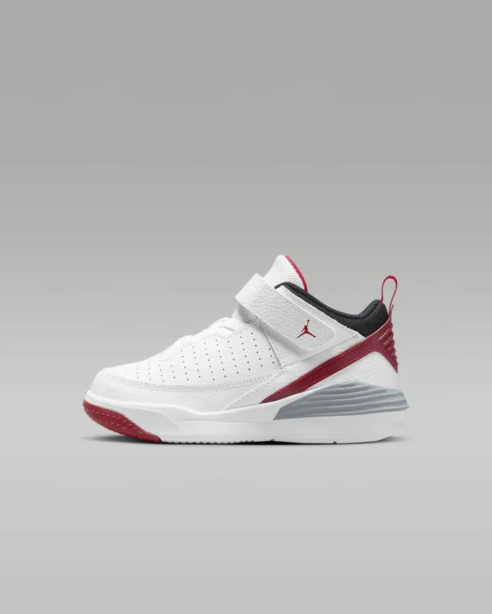 Jordan Kids Nike Jordan Max Aura 5 Whitevarsity Redwolf Greyblack