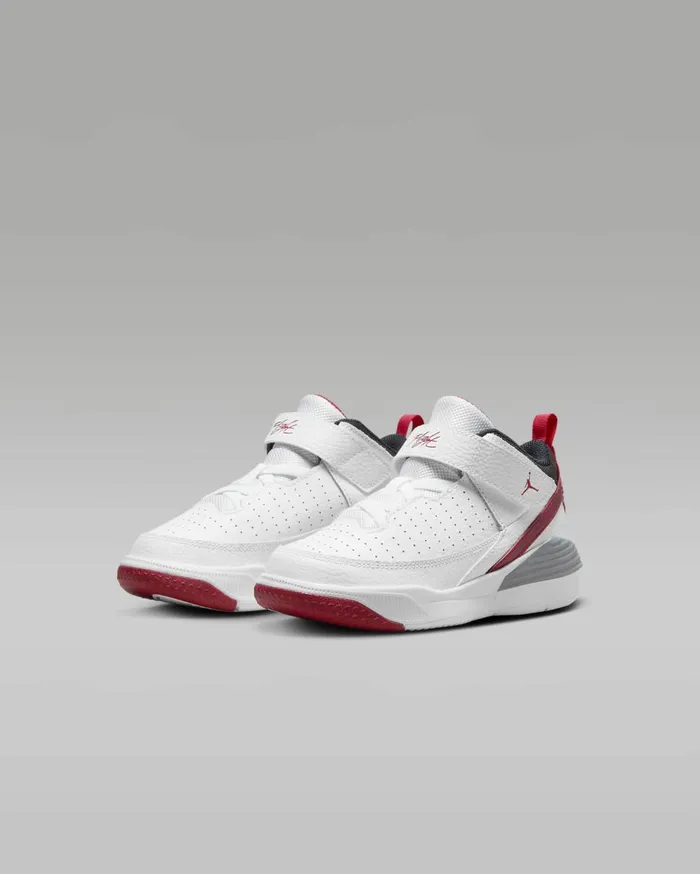 Jordan Kids Nike Jordan Max Aura 5 Whitevarsity Redwolf Greyblack