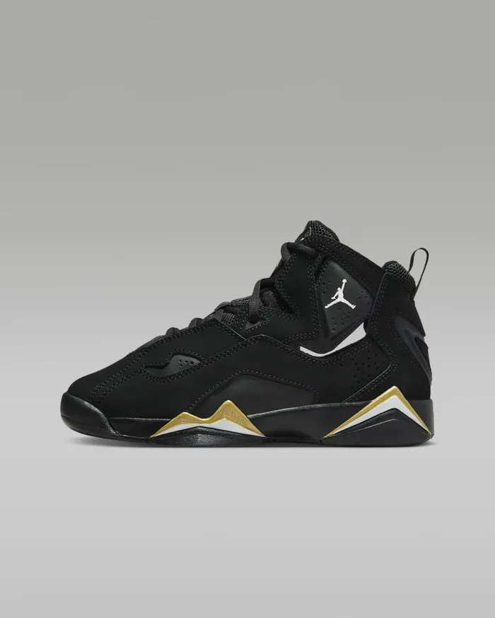 Jordan Kids Nike Jordan True Flight Blackmetallic Goldwhite