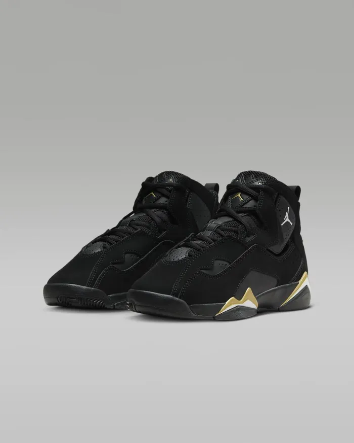 Jordan Kids Nike Jordan True Flight Blackmetallic Goldwhite