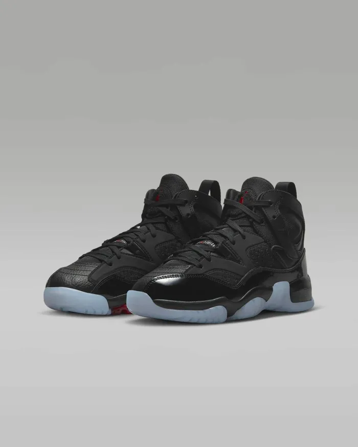 Jordan Kids Nike Jumpman Two Trey Blackblackwhiteuniversity Red