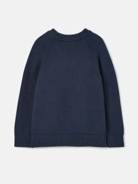 Jumpers and Knitwear Boys Joules Navy Blue Festive Knitted Jumper
