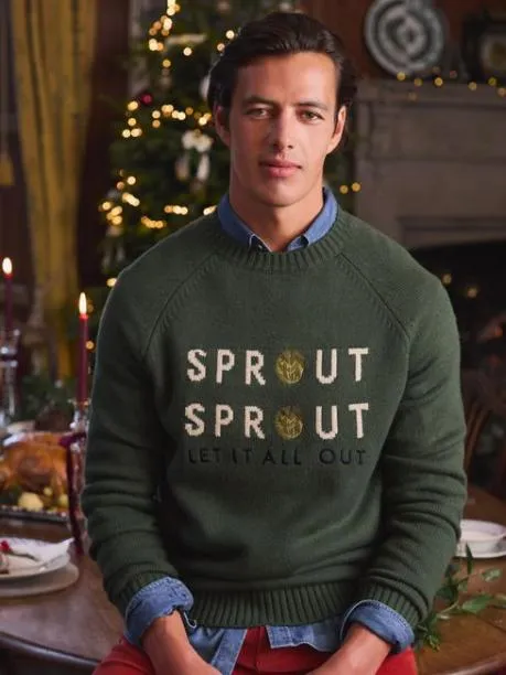Jumpers and Knitwear Men Joules Let It All Out Crew Neck Jumper