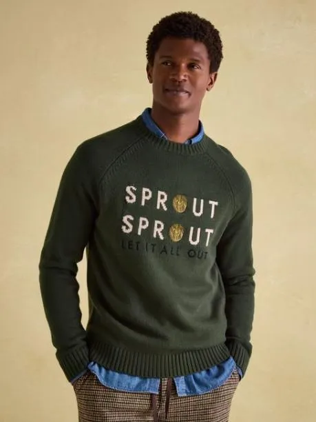 Jumpers and Knitwear Men Joules Let It All Out Crew Neck Jumper