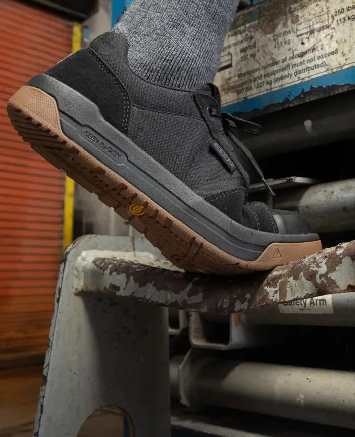 Kenton ESD CarbonFiber Toe BlackGum Leather Work Sneaker Men KEEN Work Boots and Shoes Kenton ESD CarbonFiber Toe BlackGum Leather Work Sneaker Men KEEN Work Boots and Shoes